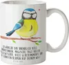 Mr. & Mrs. Panda Becher Vogel Blaumeise - Weiß - Geschenk, Produktbild-Vorschau 1