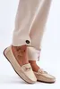 Damen Klassische Wildleder Mokassins Beige Corinell 36 Produktbild-Vorschau 4