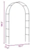 vidaXL 2x Garten Rosenbogen Torbogen Rankgitter Rosensäule Produktbild-Vorschau 6