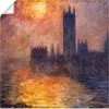 ARTland Poster Parlament in London bei Sonnenuntergang Produktbild-Vorschau 1