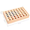 vidaXL Jeu des quatre victoires 24x15x4 cm bois massif Voir les images du produit 5