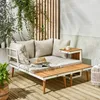 sweeek - Modulares Gartenmöbelset aus Aluminium und Produktbild-Vorschau 2