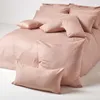 HOMESCAPES Kopfkissenbezug Fadendichte 330 Taupe Beige, 60 Produktbild-Vorschau 4