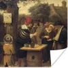 MuchoWow® Poster Der Quacksalber - Jan Steen 100x100 cm - Produktbild-Vorschau 1