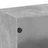Wandschrank mit Glastüren Betongrau 68x37x68,5 cm Produktbild-Vorschau 9