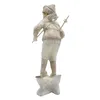 Clayre & Eef Figur Kind 19 cm Rosa Weiß Kunststoff Produktbild-Vorschau 2