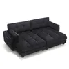 LVHOM Chaiselounge 2er Set mit USB&Becherhälter, 2 Sitzer Produktbild-Vorschau 3