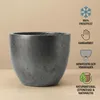 Pot de fleurs en céramique Eggpot anthracite Ø48cm Voir les images du produit 2