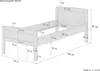 Seniorenbett Einzelbett Buchebett natur 90x200 Futonbett Produktbild-Vorschau 4