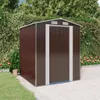 vidaXL Abri de jardin brun foncé 192x191x223 cm Acier Voir les images du produit 2