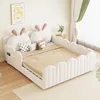 Letto per bambini Flieks imbottito 140x200cm con cuscino, Anteprima dell’immagine prodotto 1