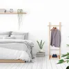 Věšák Relaxdays s odkládací plochou na boty, tyčí na oděvy, Náhled obrázku produktu 5