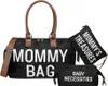 Borsa mamma - Nero, set di 3 pezzi Anteprima dell’immagine prodotto 1