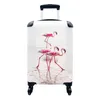 MuchoWow® Koffer Handgepäck Trolley Rollkoffer Kleine Produktbild-Vorschau 1