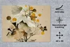 MuchoWow® Mauspad Mousepad Blumen - Pflanzen - Gold - Produktbild-Vorschau 2