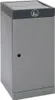 Abfallsammler mit nach unten öffnendem Doppel-Schwingdeckel Produktbild-Vorschau 1