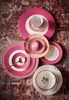 PIP STUDIO Royal Stripes Speiseteller dark pink 26,5 cm Produktbild-Vorschau 4