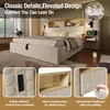 Letto imbottito idraulico Flieks 180x200 cm con comodini Anteprima dell’immagine prodotto 7