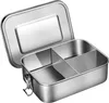 Edelstahl Bento Lunch Box, 1200ml Bento Brotdose für Kinder Produktbild-Vorschau 1