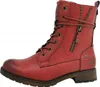 Mustang  Damenschuhe Schnürstiefel Rot Freizeit Produktbild-Vorschau 1