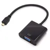 Micro HDMI Typ D zu VGA Adapter, schwarz Produktbild-Vorschau 1