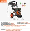 Plynový vysokotlaký čistič VEVOR, 3950 PSI 10 l/min, 2,6 Náhled obrázku produktu 7