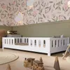 Crazy Pine Kinderbett 120x200 cm – Weißes Montessori Produktbild-Vorschau 1