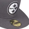 New Era NFL  Pittsburgh Steelers Heather 59Fifty Cap Grau 7 Produktbild-Vorschau 3