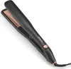 A black Babyliss hair straightener with rose gold accents is shown on a white background. Produktbild-Vorschau