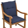 Beautissu Sedia da giardino con schienale basso Loft NL, Anteprima dell’immagine prodotto 1