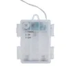 A close-up of a battery pack for LED lights. Voir les images du produit
