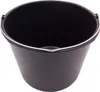A black bucket with a metal handle is shown against a white background. Náhľad obrázku produktu