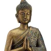 Sitzender Buddha Massiv 2,5 kg Höhe 30 cm Buddha Deko Figur Produktbild-Vorschau 3