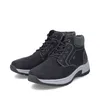 A pair of black Rieker men's boots on a white background. Produktbild-Vorschau
