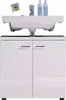 Nightlife meuble sous lavabo blanc haute brillance, blanc. Voir les images du produit 1