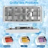 Eiswürfelschale, Edelstahl, 18 Fächer, Eiswürfelbehälter Produktbild-Vorschau 2