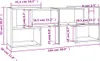 vidaXL TV-kast, hoogglanz zwart, 104x30x52 cm, houtvezel Productafbeelding-voorbeeld 7