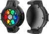 A black mobile phone cooler with a colorful fan and a scorpion logo. Náhled obrázku produktu