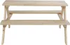 Kinder Picknicktisch aus Holz 90x79x50cm Kindermöbel Produktbild-Vorschau 3