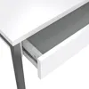 Linearer Schreibtisch mit zwei Schubladen, weiße Farbe, Produktbild-Vorschau 6