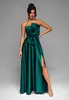 Ombre Abendkleid Satin Maxi grün XS Produktbild-Vorschau 1