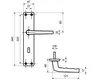 Alpertec PZ-Knopflangschild Tanja Aluminium silber eckig Produktbild-Vorschau 3