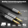 deleyCON 5m 3,5mm Klinke Stereo auf 2x 6,3mm Klinke Mono Produktbild-Vorschau 2