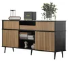Commode élégante en chêne avec 4 portes coulissantes et 1 Voir les images du produit 10