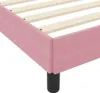 Boxspringbett mit Matratze Rosa 80 x 220 cm Stoff Produktbild-Vorschau 8