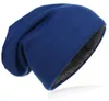 Strick Beanie Unifarbe Marine-M Produktbild-Vorschau 1