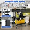 Dílenský vozík COSTWAY, pojízdný vozík na nářadí se 3 Náhled obrázku produktu 5