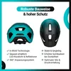KED Embrace Jr Fahrradhelm – Jugendhelm Mit Integriertem Produktbild-Vorschau 5