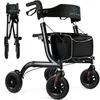 Safe Age® Rollator: Leicht und faltbar – mit Sitzfunktion – Produktbild-Vorschau 1