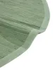 Flickenteppich rund Chindi Uni waschbar Ø 60 cm Grün Produktbild-Vorschau 6